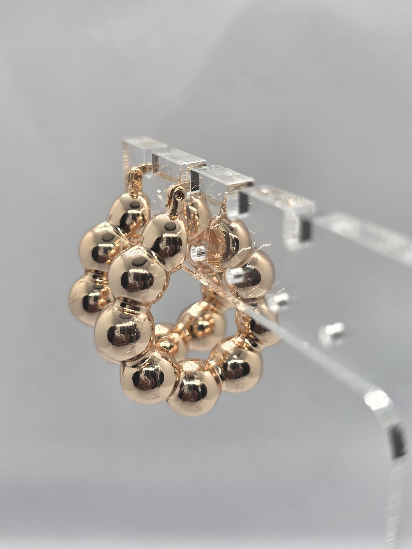 Babygirl bubble hoops