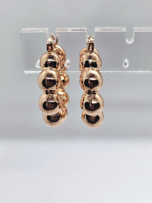 Babygirl bubble hoops