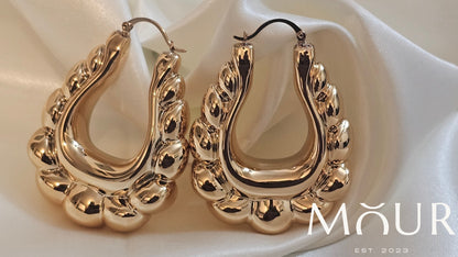 Tear Drop Hoops