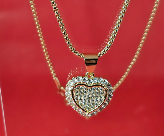 Love Gold Necklace