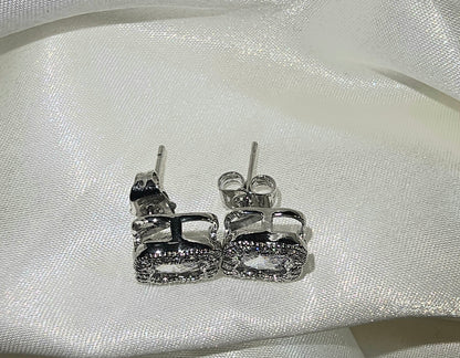 Halo Studs Silver