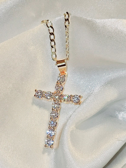 Large Pendant cross necklace