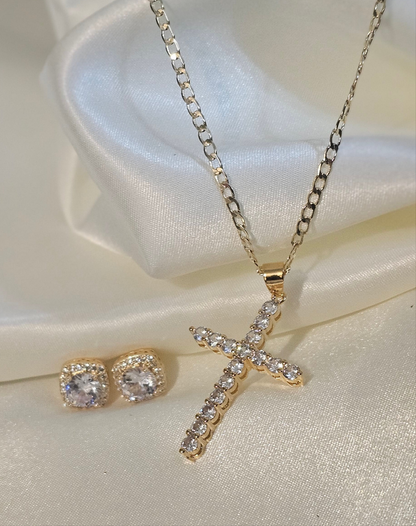 Medium Cross Pendant Chain