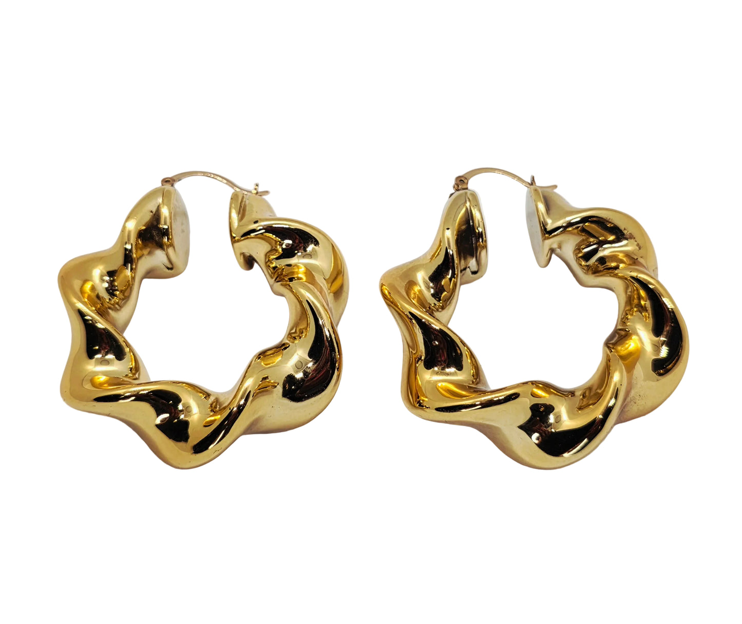 Bold Coil Hoops