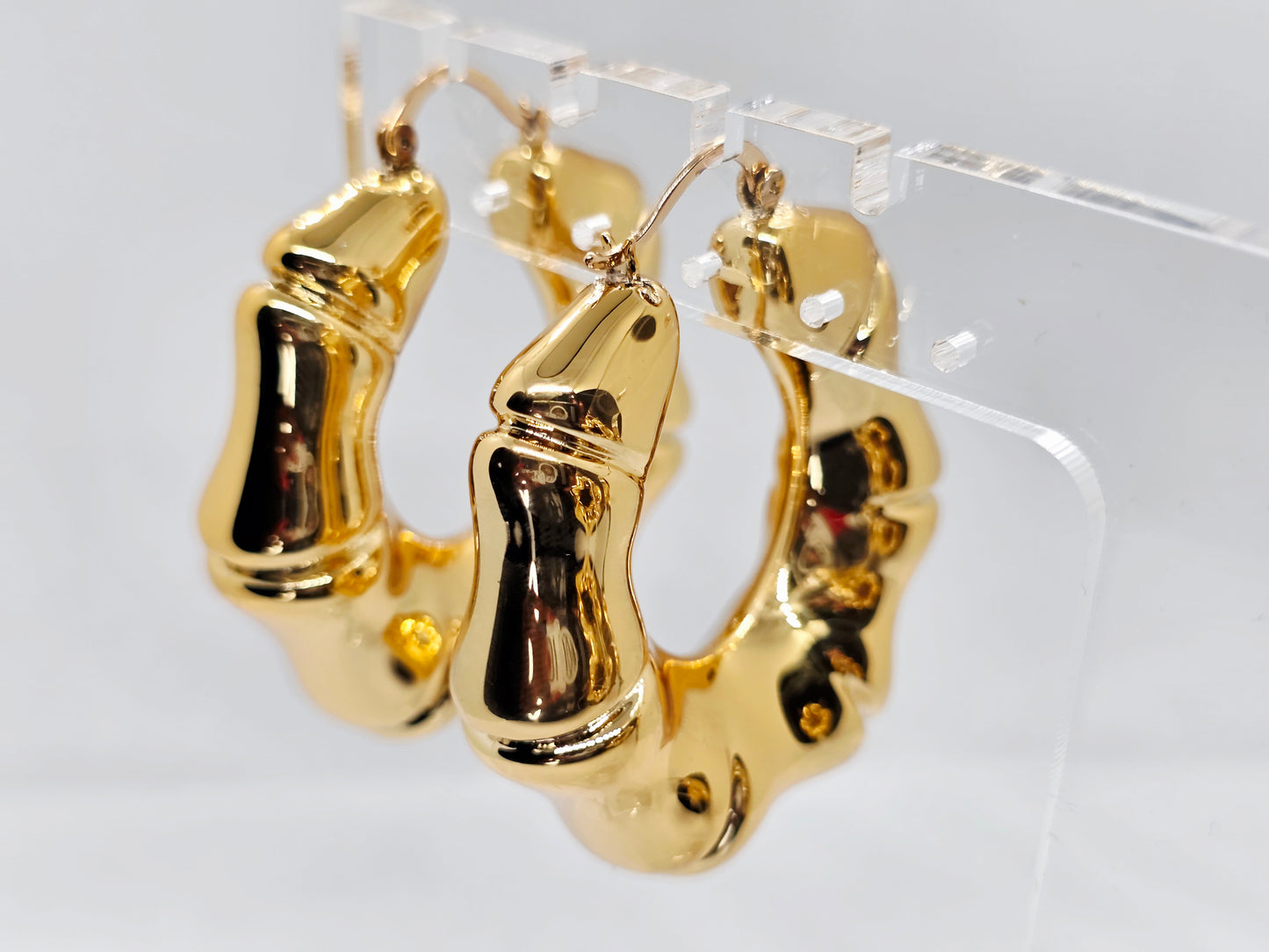 Bamboo Sculpt Hoops