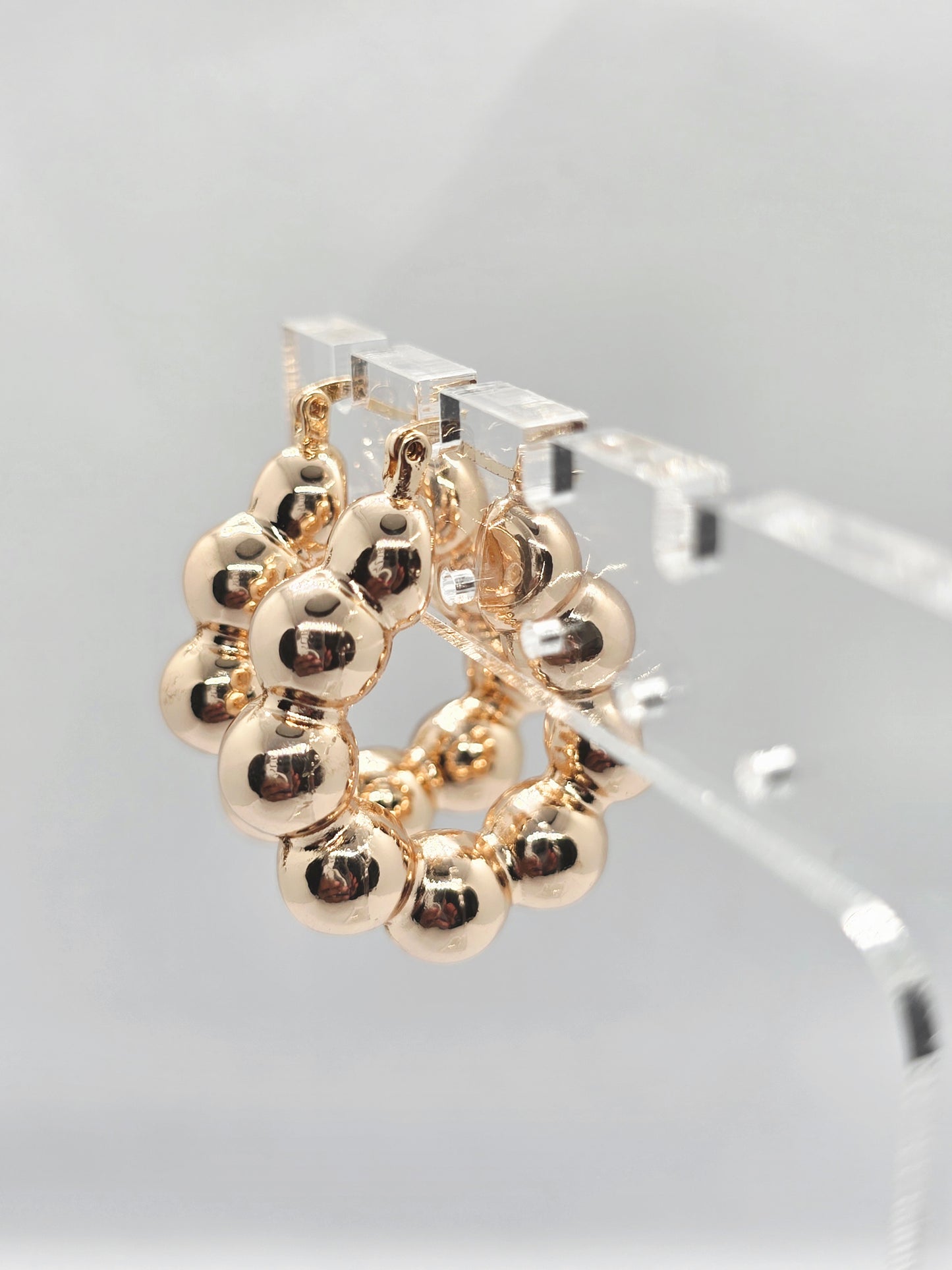 Babygirl bubble hoops