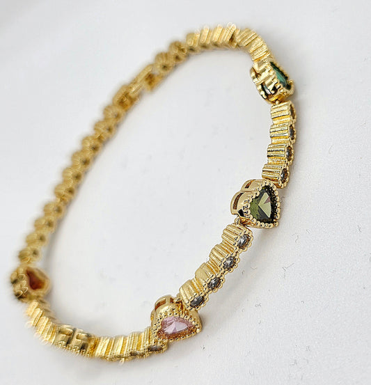 Velvet heart bracelet