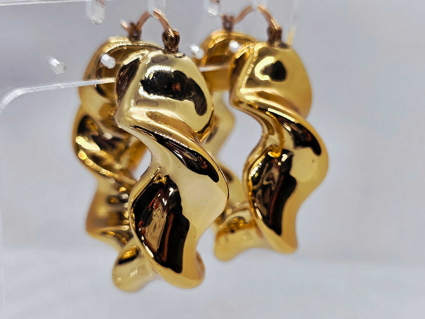 Bold Coil Hoops