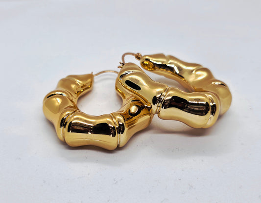 Bamboo Sculpt Hoops