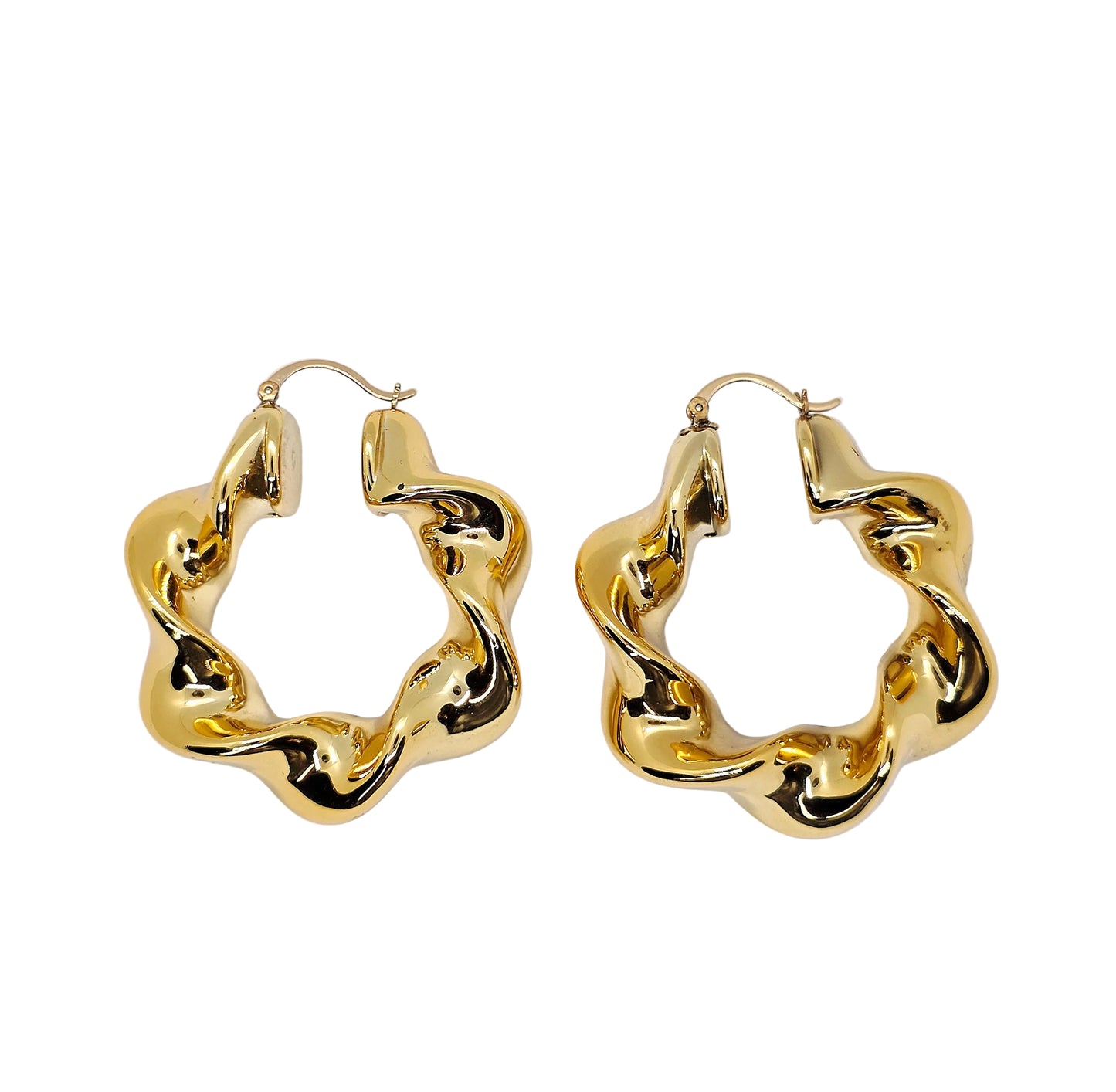 Bold Coil Hoops